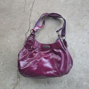 COACH SOHO Purple Patent Leather Hobo Bag H1293-F19705